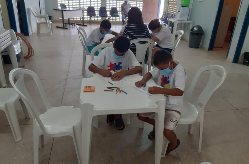 Cras realiza encontro de crianças e adolescentes do Serviço de Convivência