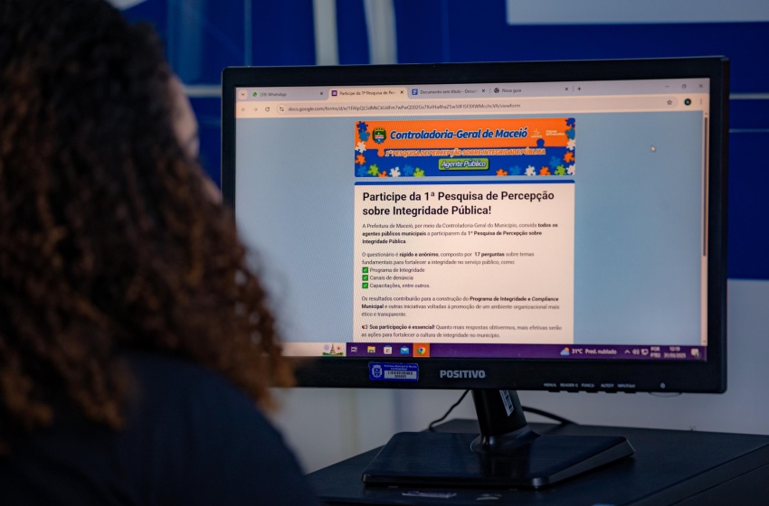 Controladoria de Maceió faz pesquisa sobre Percepção de Integridade Pública