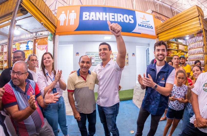 Prefeitura entrega banheiros do Mercado da Produção e leva mais dignidade para permissionários e clientes
