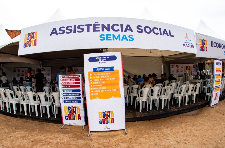 Assistência Social já realizou mais de 2 mil atendimentos no Brota na Grota