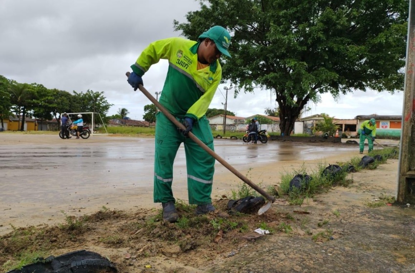 Desenvolvimento Sustentável realizou limpeza em mais de 60 praças da capital