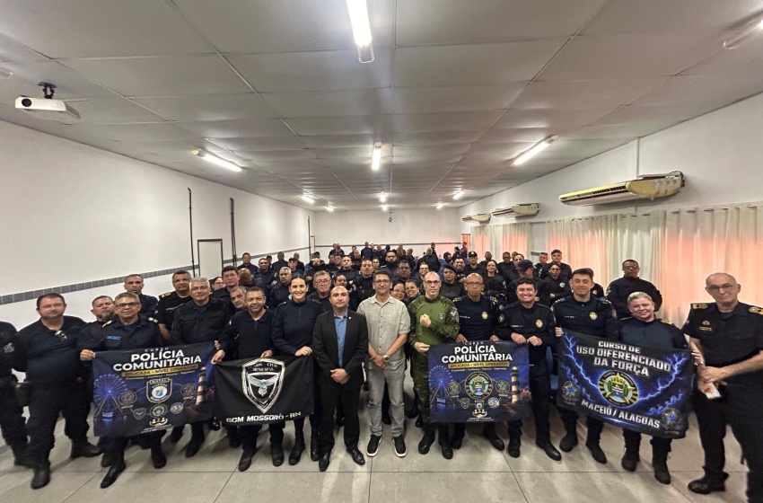 Guardas municipais concluem curso de Operador de Polícia Comunitária Aplicada
