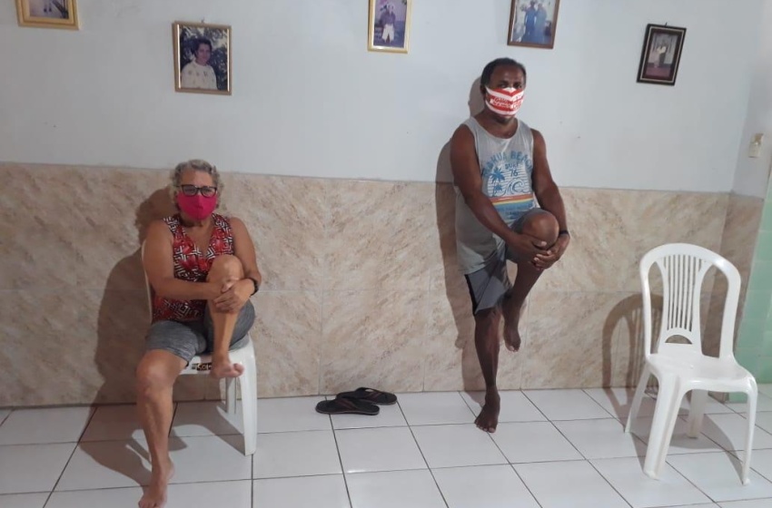 Idosos recebem atendimento domiciliar na pandemia