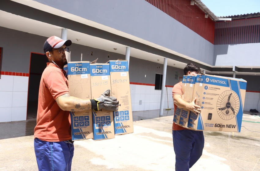 Educação investe cerca de R$ 85 mil em ventiladores para as unidades escolares