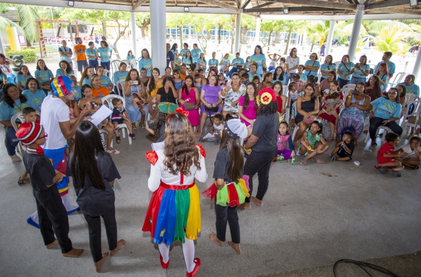 Programa Primeira Infância Cidadã celebra quatro anos com ação em alusão ao Agosto Dourado