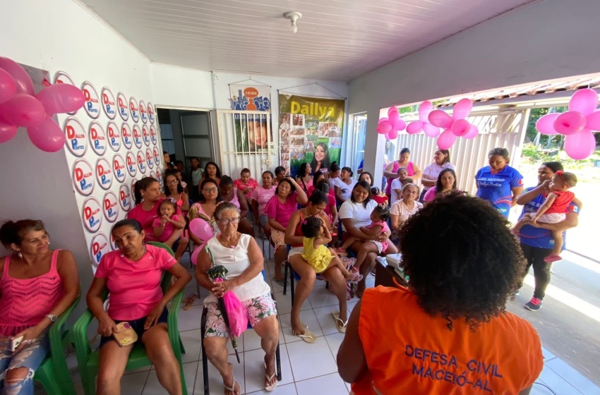 Defesa Civil de Maceió promove rodas de conversa sobre autocuidado feminino