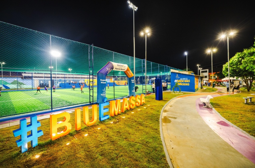 JHC entrega 34ª Areninha no Benedito Bentes e resgata mais um espaço abandonado na parte alta de Maceió