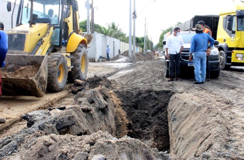Infraestrutura amplia rede de drenagem no Distrito Industrial
