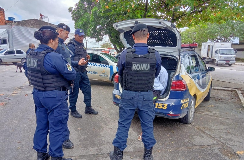 Guarda Municipal de Maceió prende suspeitos após denúncia de perseguição a estudantes