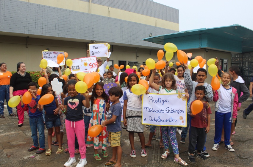 Maio Laranja: escolas municipais aderem campanha de combate à exploração sexual infantil