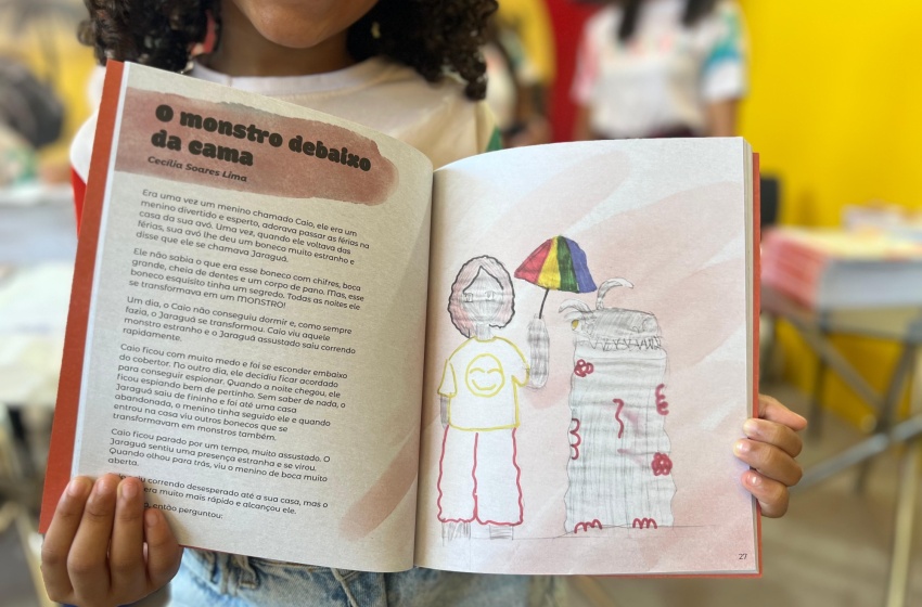 Alunas da rede municipal de Maceió se inspiram no folclore regional e criam histórias publicadas na Bienal do Livro