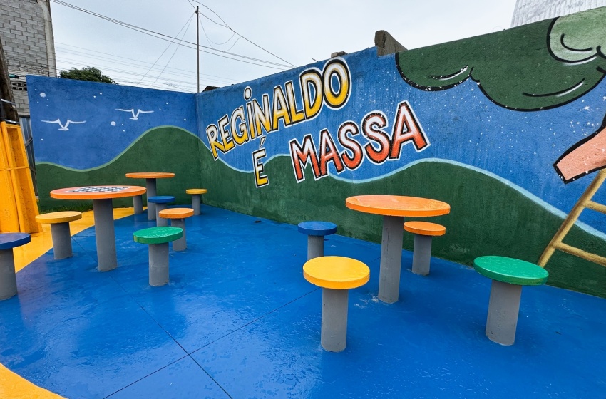 Praça revitalizada no Vale do Reginaldo devolve história, lazer e identidade à comunidade