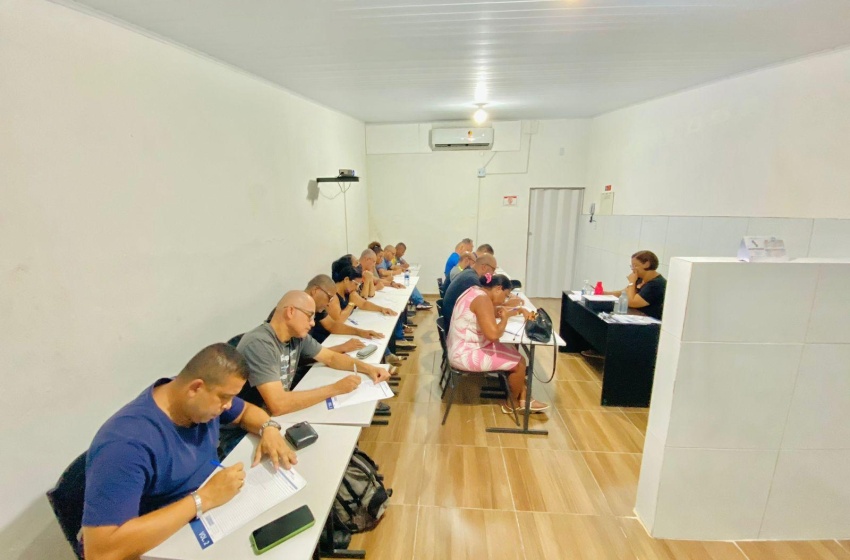 Guardas Municipais realizam teste de aptidão psicológica para a manutenção do porte de arma