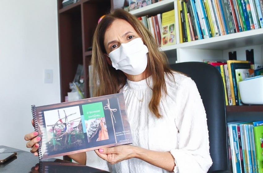 Pedagoga do Cmei escreve livro sobre relatos das crianças em meio à pandemia da Covid-19