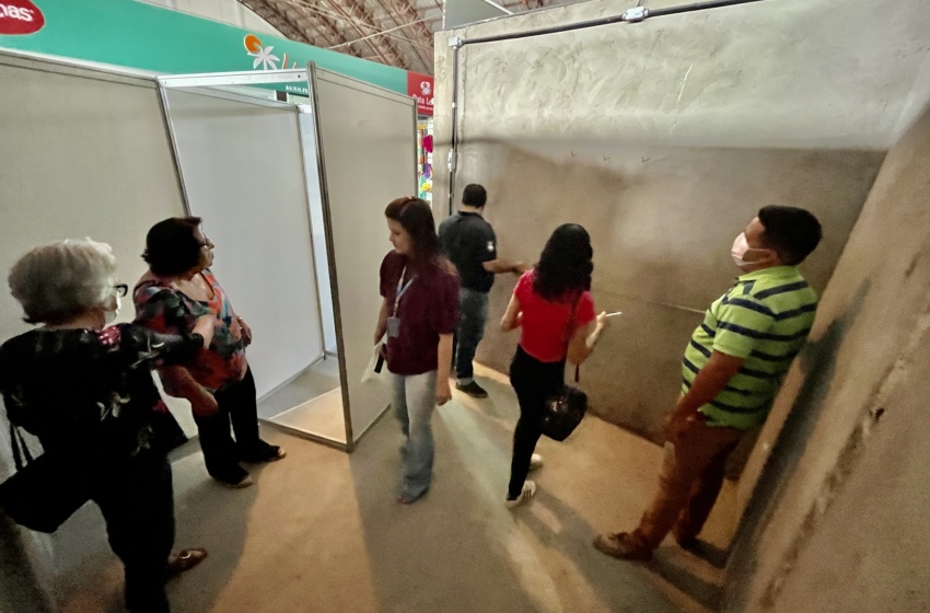 Semtabes inicia organização do espaço da Economia Solidária no Mercado 31