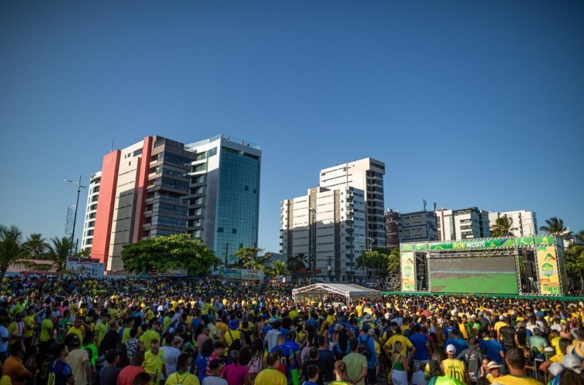Música e animação agitam o jogo do Brasil na Arena Massayó nesta sexta-feira (9)