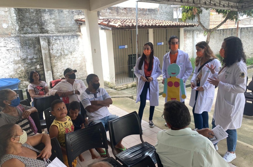 Unidade de Saúde da Família São Francisco de Paula promove ação em alusão ao Maio Laranja