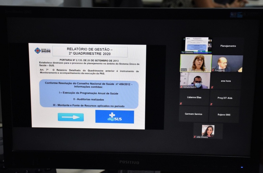 Saúde apresenta relatório de gestão em audiência pública