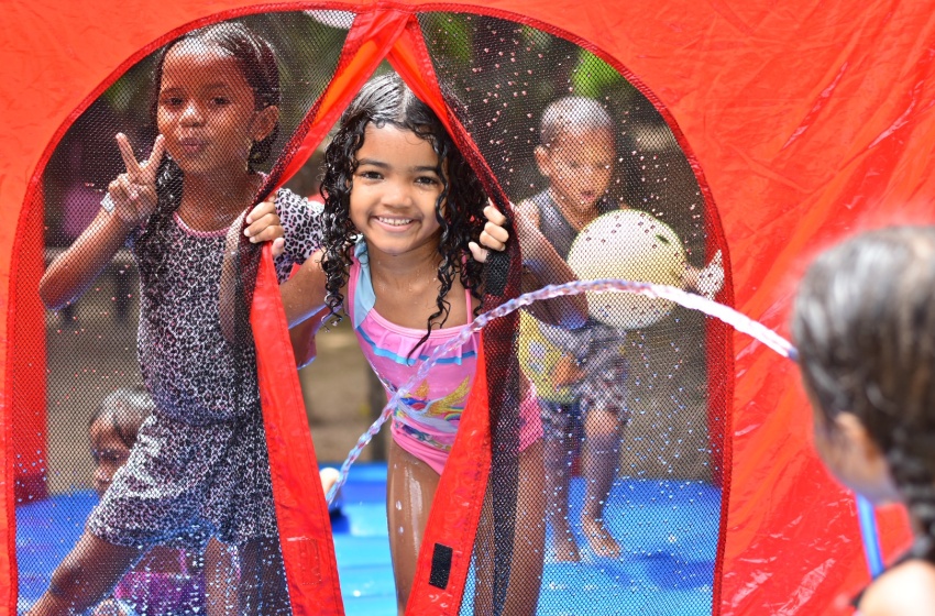 Prefeitura realiza atividades para mais de 150 crianças no Parque Municipal de Maceió