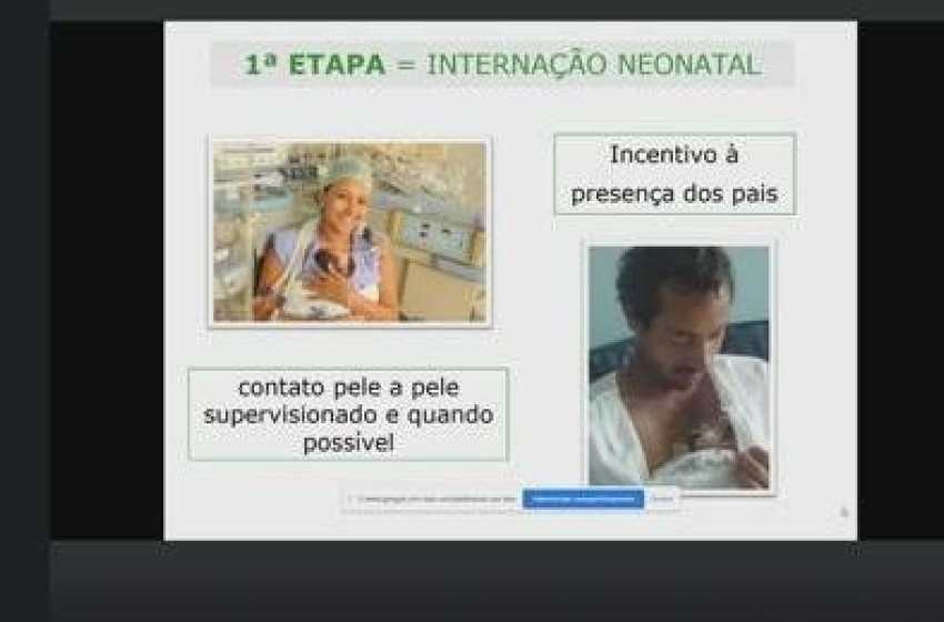 Método canguru: Programa de Atenção à Saúde da Criança promove roda de conversa virtual