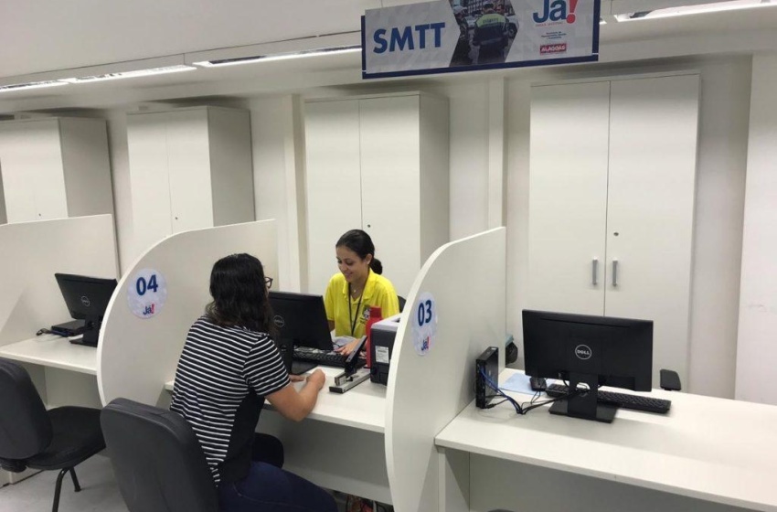 Atendimentos da SMTT na Central Já! do Maceió Shopping têm horário reduzido esta semana