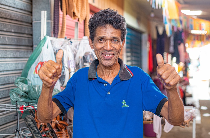 Comerciantes aprovam reformas em andamento na Feira do Jacintinho