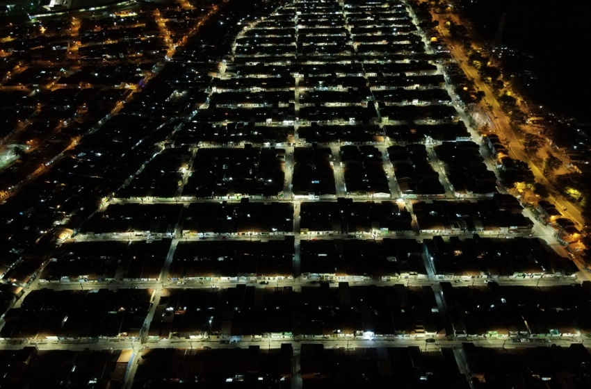 Virgem dos Pobres II e III são revitalizados com mais de 200 lâmpadas de LED