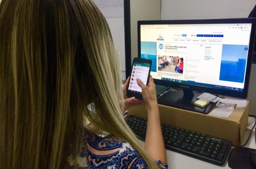 Maceioenses aprovam atendimento via WhatsApp para serviços da Infraestutura