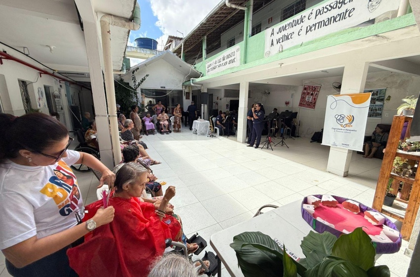 Projeto Empodera 60+ leva cuidados e entretenimento para pessoas idosas da Casa de Acolhimento Mãe das Graças