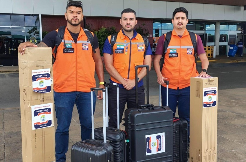 Mais uma equipe da Defesa Civil de Maceió é enviada para missão em Minas Gerais