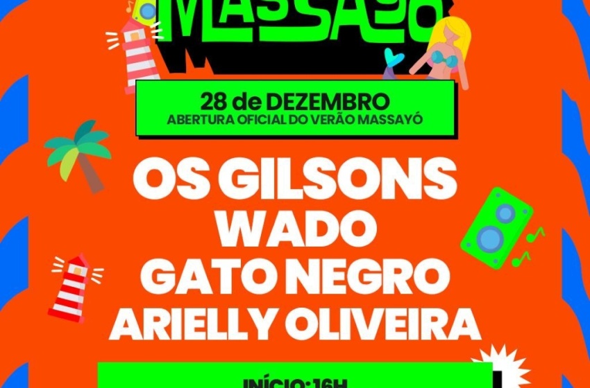 Prefeitura de Maceió abre oficialmente o verão nesta quarta (28) com apresentações culturais e shows na orla