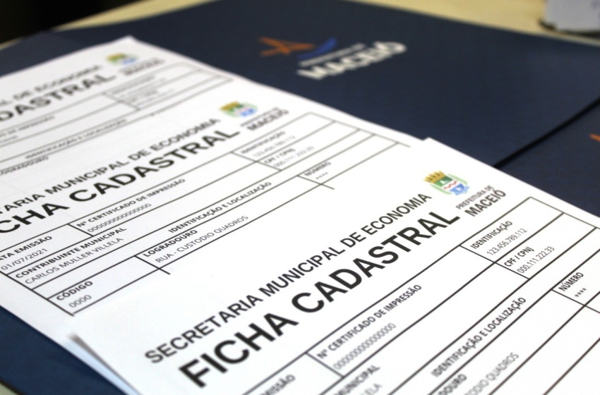 Ficha Cadastral Imobiliária ou Mercantil deve ser emitida no Portal do Cidadão de Maceió