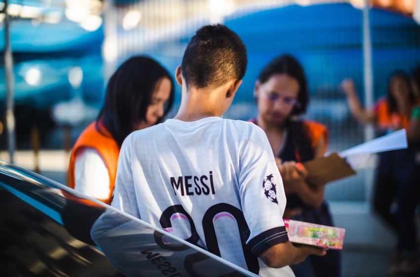 Assistência Social realiza abordagens durante força-tarefa de combate ao trabalho infantil