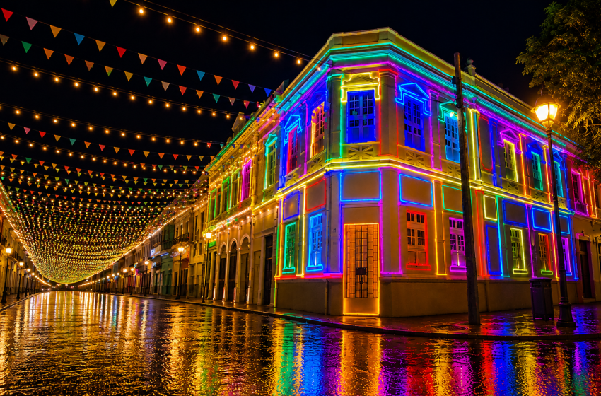 São João Massayó 2026 terá decoração recorde e transforma Maceió em um espetáculo de luzes