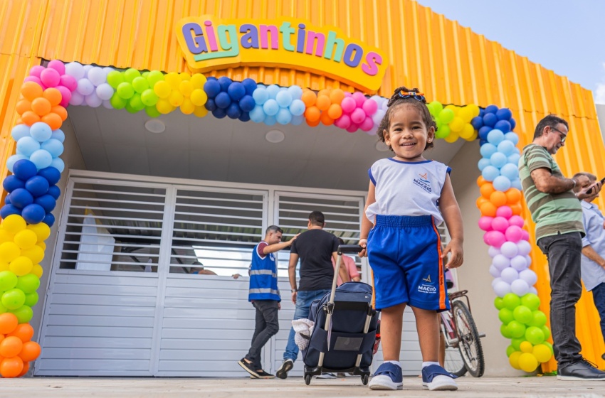 Cidade de Maceió atinge cerca de 22 mil vagas na Educação Infantil com Gigantinhos