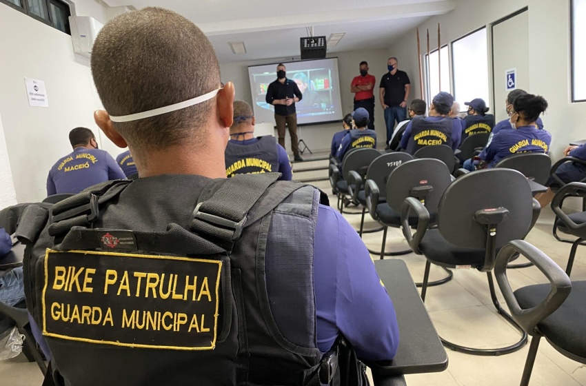 Bike Patrulha passa por instrução para contínuo aperfeiçoamento de ações
