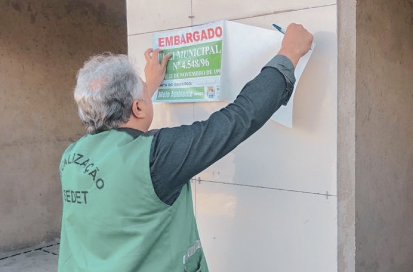 Secretaria de Desenvolvimento Territorial intensifica fiscalização de obras irregulares