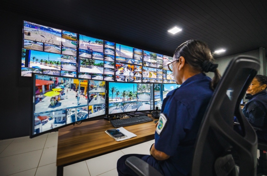 Central de Videomonitoramento da Prefeitura fortalece a segurança pública em Maceió