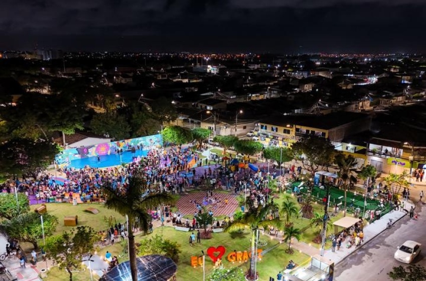 JHC entrega praça no Graciliano Ramos e garante mais espaços de lazer na parte alta de Maceió
