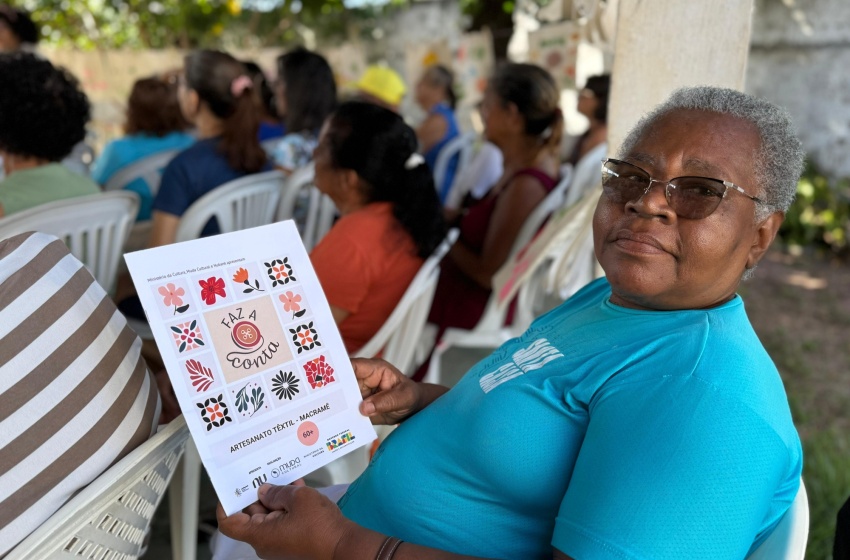 Grupo 60+ do Cras conclui projeto de oficina artística e educação financeira 