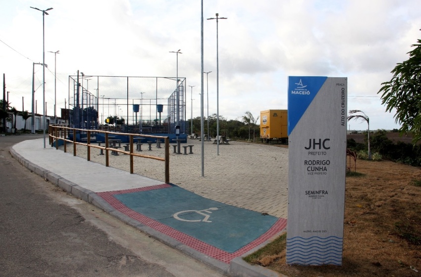 Parque Linear Alto do Cruzeiro consolida novo espaço de lazer em Riacho Doce