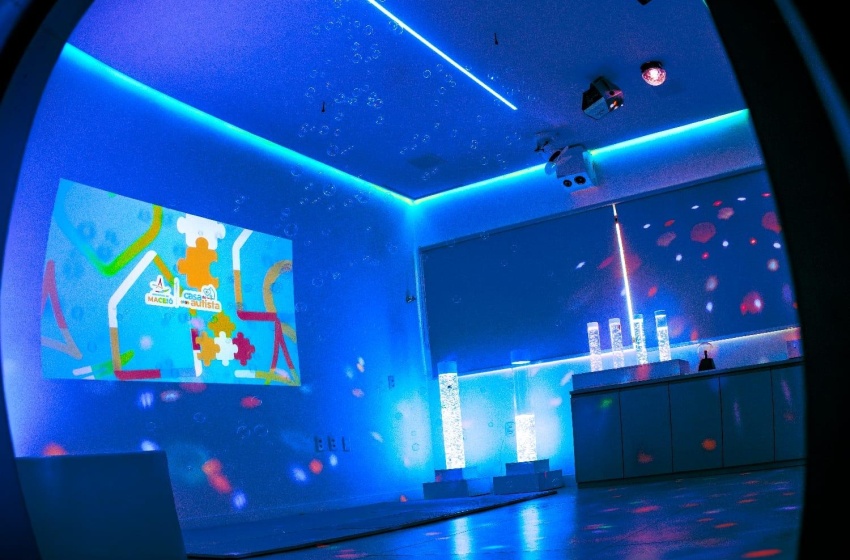 Sala sensorial inovadora eleva  atendimento a crianças com autismo em Maceió