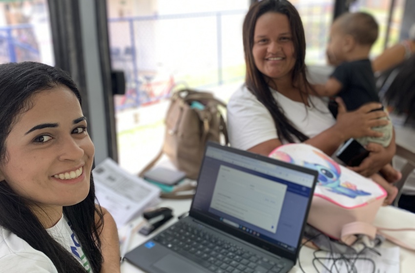 Moradores do Parque dos Caetés recebem serviços do Cadastro Único