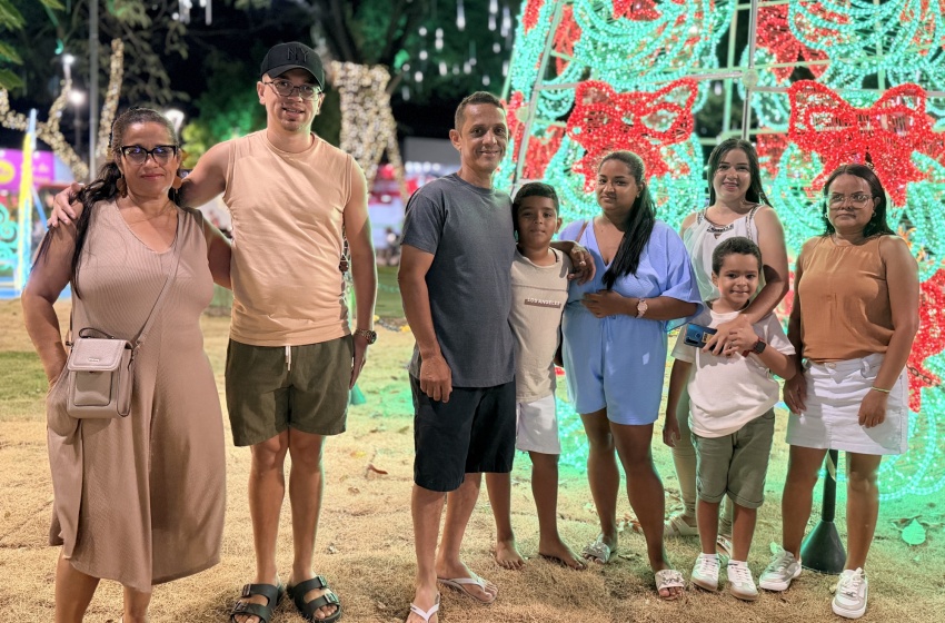 Vila de Natal no Parque do Centenário fortalece lazer e economia na parte alta de Maceió