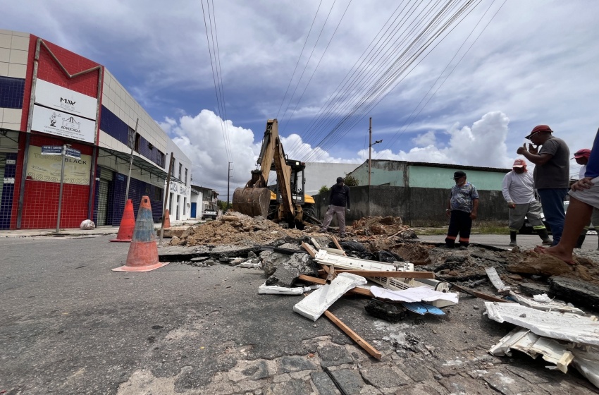 Prefeitura trabalha na recuperação do sistema de drenagem em toda Maceió