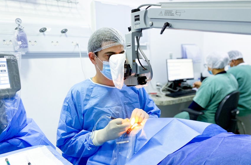 Pacientes de Satuba passam por cirurgia de catarata no Hospital da Cidade