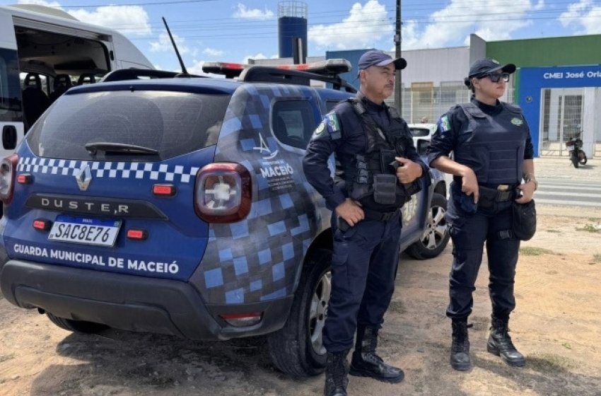 Guarda Municipal prende homem que atirou pedra em corredora na orla de Maceió