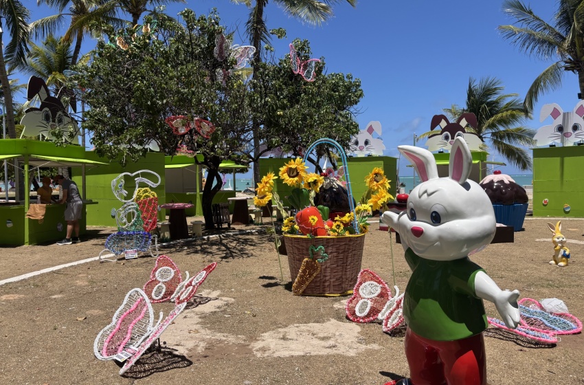 Vila Vestir Massayó com decoração de Páscoa será aberta nesta sexta-feira