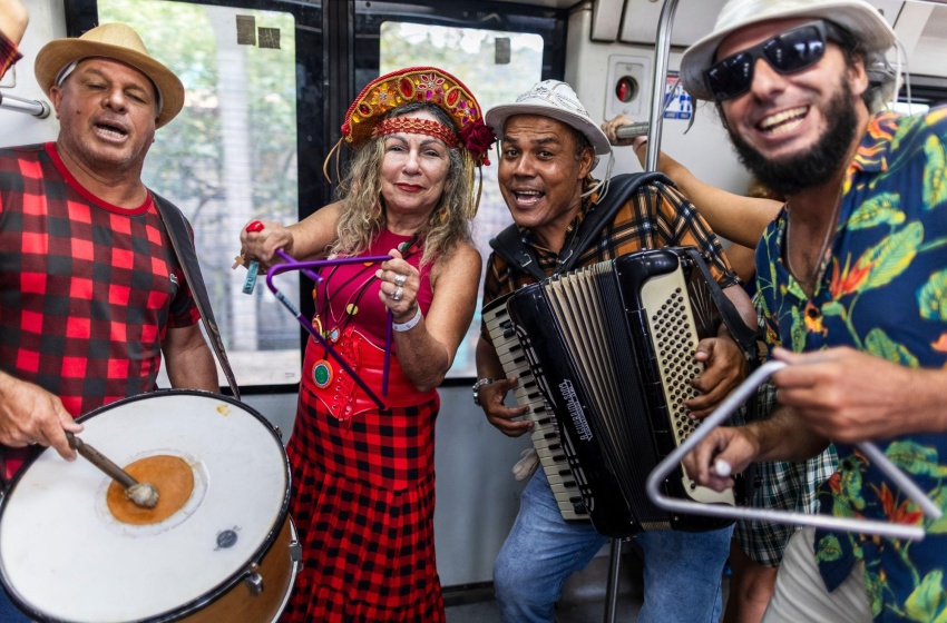 Forró no VLT abre temporada junina nos trilhos e fortalece tradição cultural em Maceió