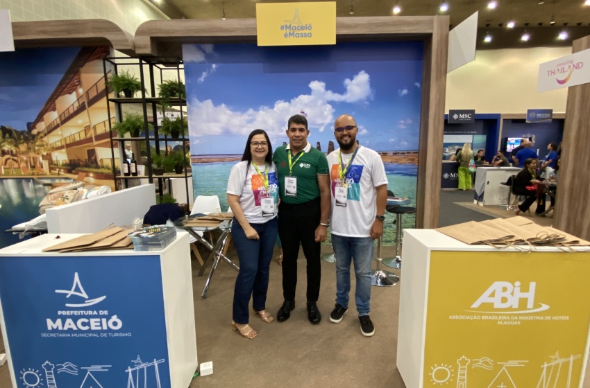 Prefeitura promove destino Maceió na feira de turismo BTM 2023 em Fortaleza